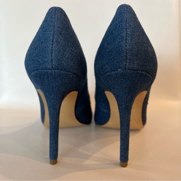 Charles by Charles David Blue Denim Heels Size 6.5 - Picture 6 of 9